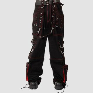 Threads Elite Red Thread Men's Baggy Black Pants