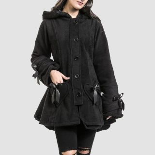 Poizen Industries Alison Black Women's Coat