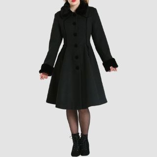 Refined Glamour Olwin Black Coat