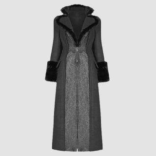 Women's Luxurious Black Gothic Outerwear