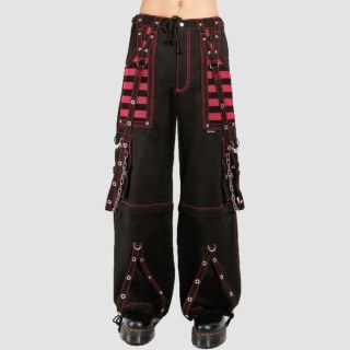 Black And Pink Cyber Goth Pants