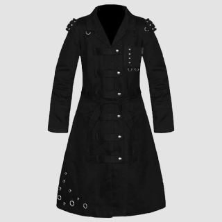 Black Hellraiser Gothic Punk Pinhead Vampire Coat