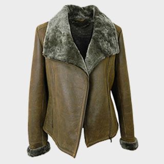 Cassie Genuine Sheepskin Leather Jacket