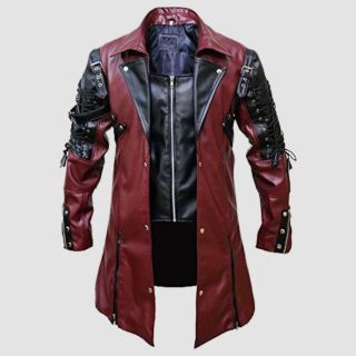 Punk Gothic Vampire Visual Kei Leather Jacket