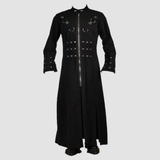 Hellraiser Men’s Goth Punk Vampire Trench Long Coats
