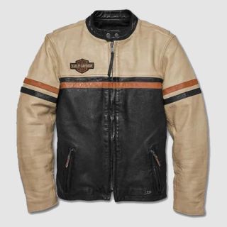 Harley Davidson Biker Cowhide Men’s Leather Jacket