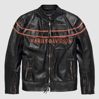 Harley Davidson Motorcycle Double Ton Slim Fit Jacket