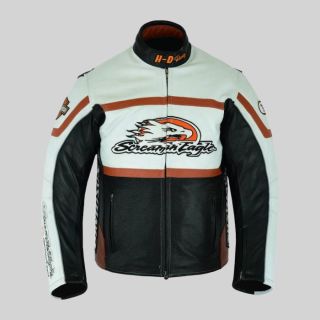 HD Men's Raceway Screamin Eagle Leather Jacket