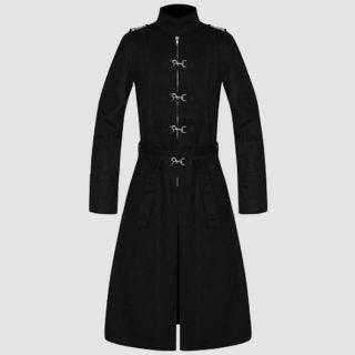Goth Steampunk Visual Kei Cosplay Trench Coat