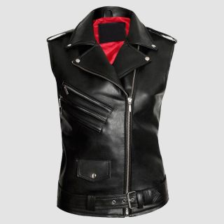 Gothic Mens Punk Slim Fit Leather Vest