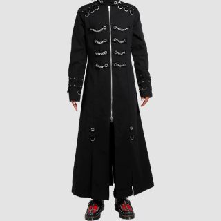 Men's Gothic Trench Black Pinhead Hellraiser Coat