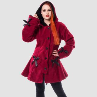 Alison Coat Ladies Red