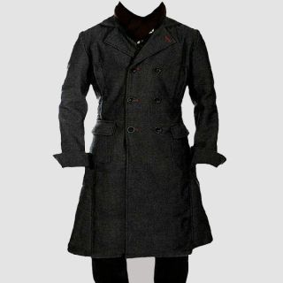 Men's Sherlock Holmes Benedict Wool Overcoat 