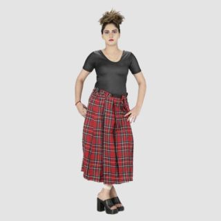Traditional Ogilvie Tartan Skirt Scottish Kilt For Women
