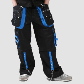Tripp Black & Blue Chain Zip-Off Pants