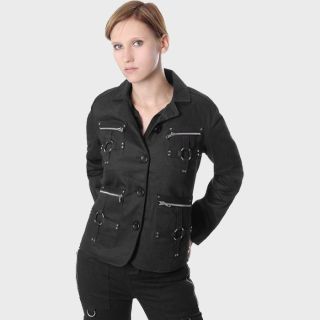 Ladies Gothic Style Cotton Jacket - Dark Gothics