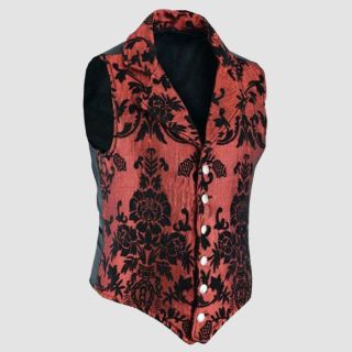 Victorian Gentleman's Aristocrat Tapestry Stylish Casual Vest