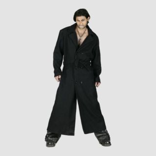 Belted Male Trench Duster Coat