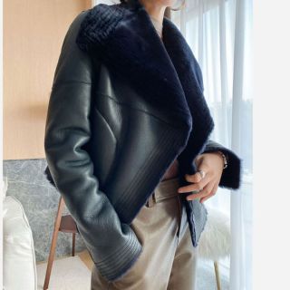 Women's Sheepskin Warm Suede Faux Fur Jacket