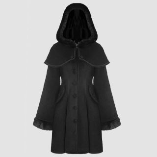 Lolita Medium-Length Swallow Tail Dress Coat